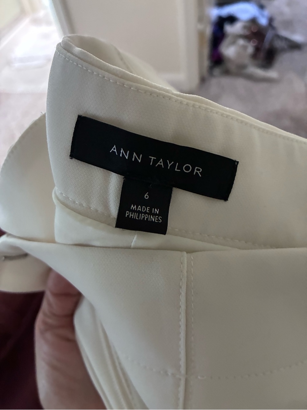Ann Taylor Cream Trousers